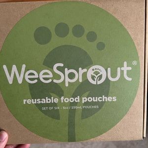 NEW WeeSprout Reusable Food Pouches